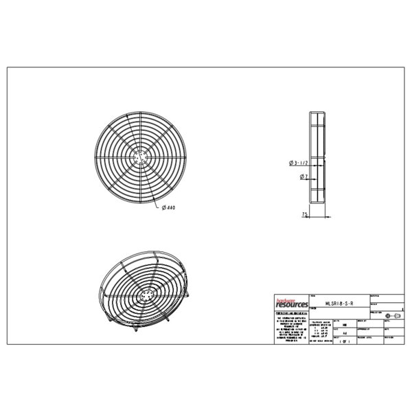 Hardware Resources Single Shelf Lazy Susan 18" x 18" Corner Cabinet